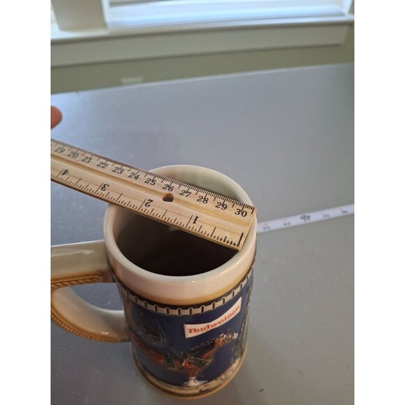 Vintage 1988 Budweiser Anheuser-Busch Ceramic Stein Clydesdale Horse Design - Picture 9 of 9